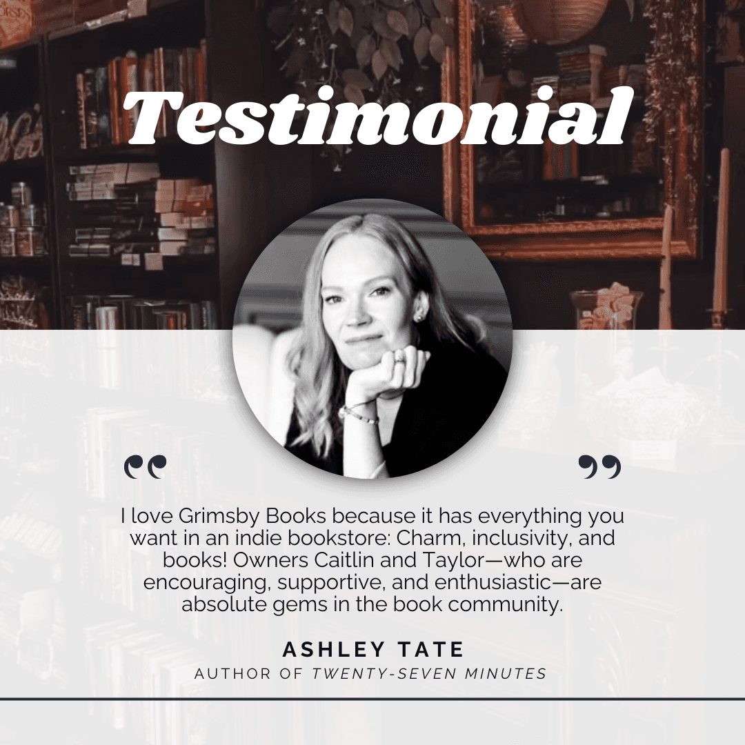 Author testimonial — Ashley Tate.